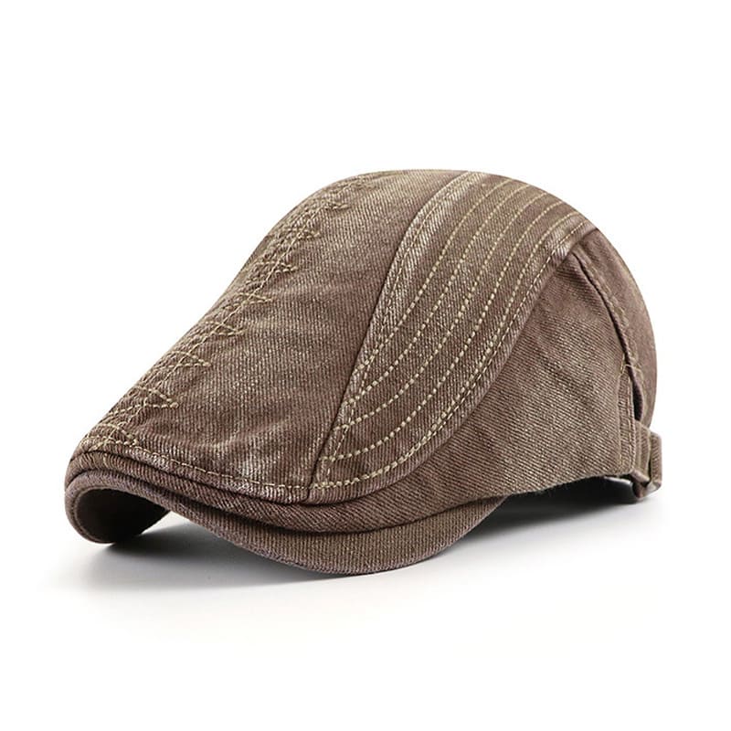 Dalton Denim Flat Cap