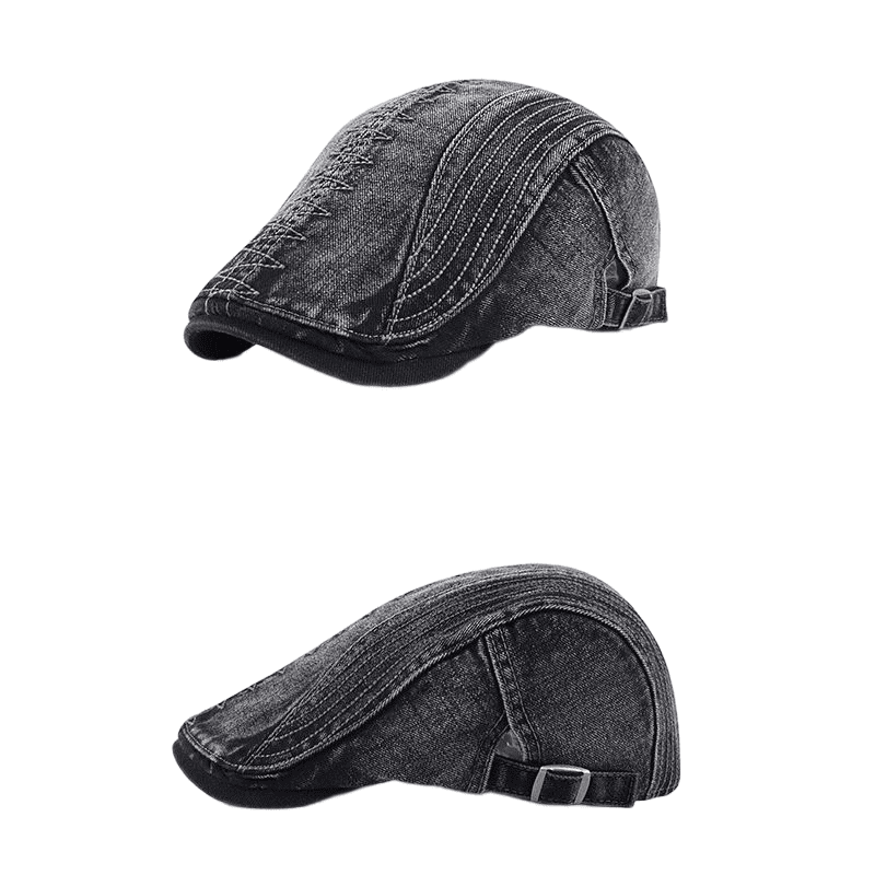 Dalton Denim Flat Cap