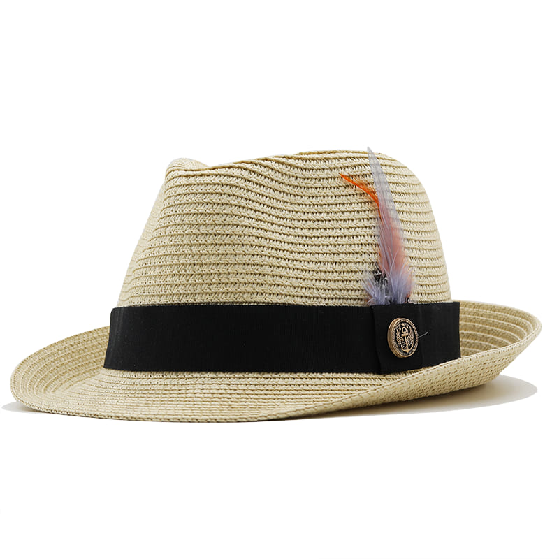 Delmare Feather Trilby Hat