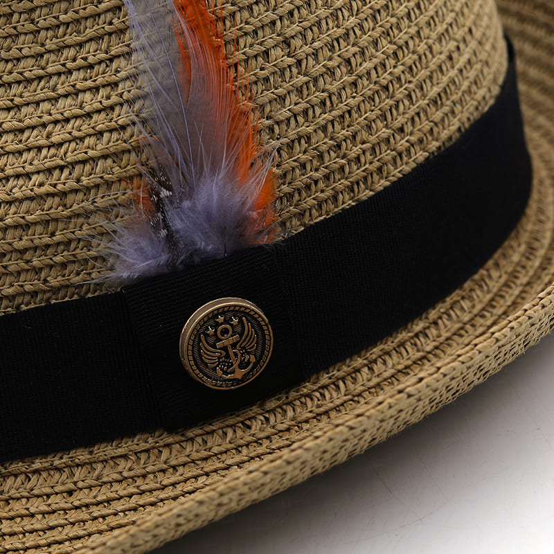 Delmare Feather Trilby Hat