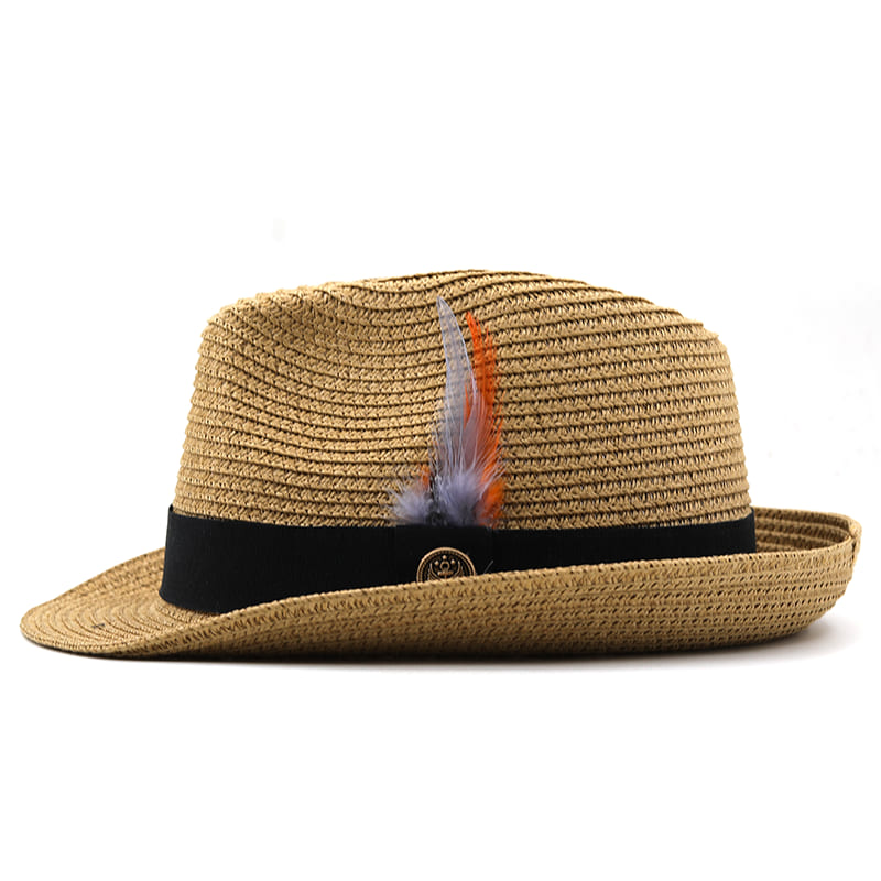 Delmare Feather Trilby Hat