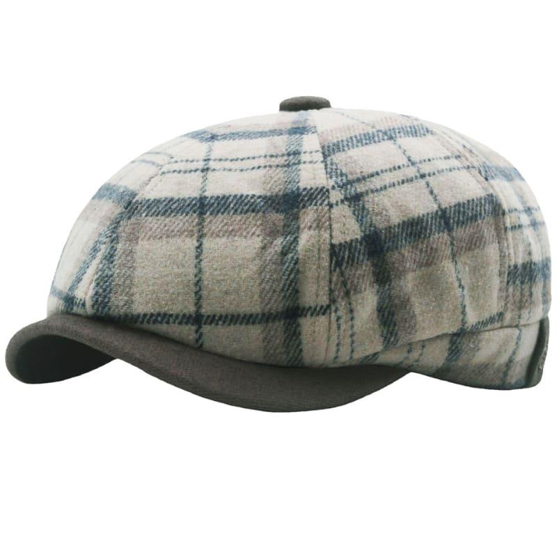 newsie-bakerboy-paperboy-cabbie-hat-ghelter-cotton-plaid