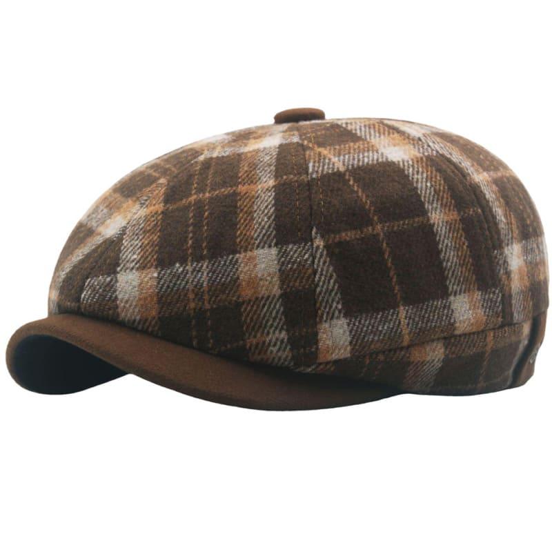 newsie-bakerboy-paperboy-cabbie-hat-ghelter-cotton-plaid