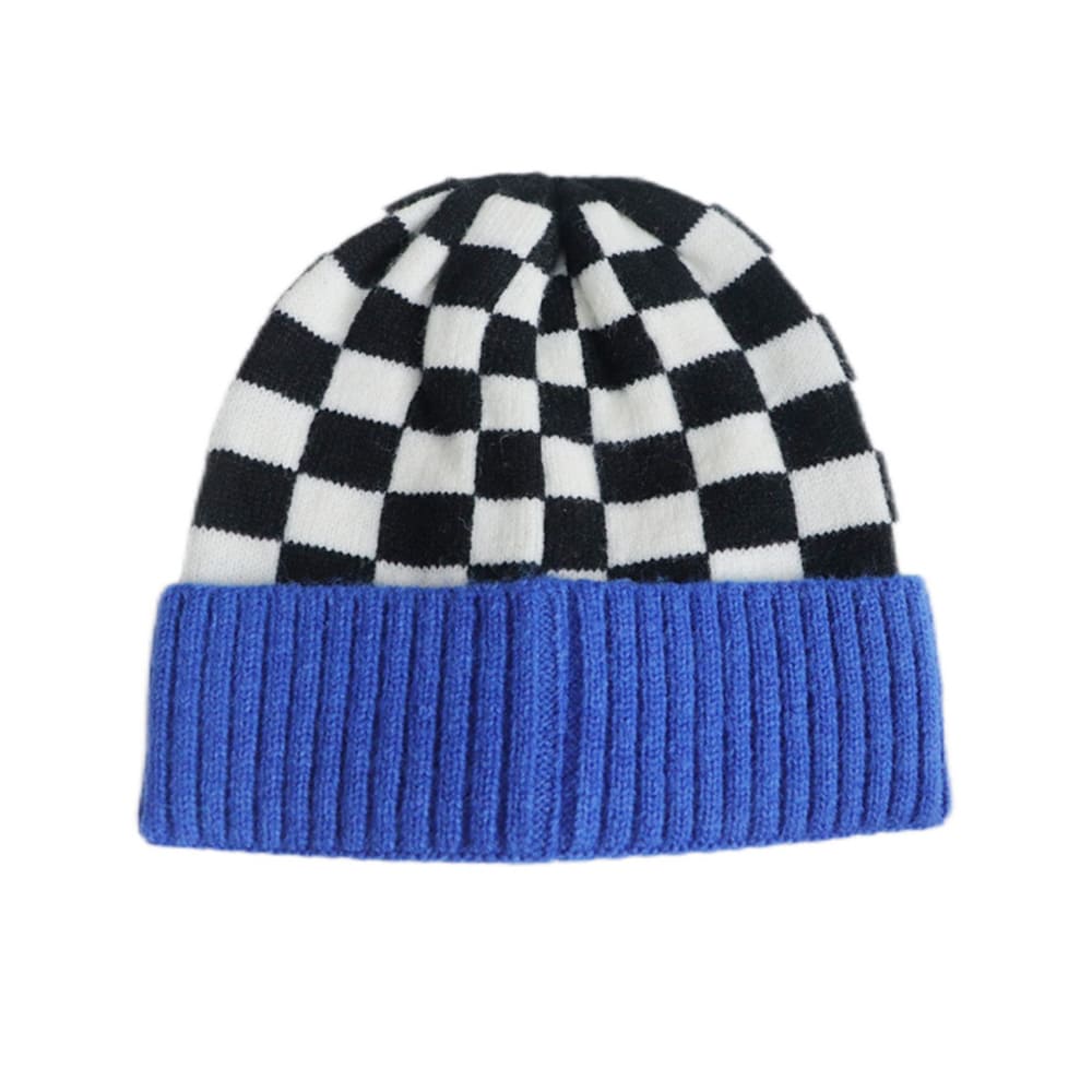 FS Plaid Cotton Beanie