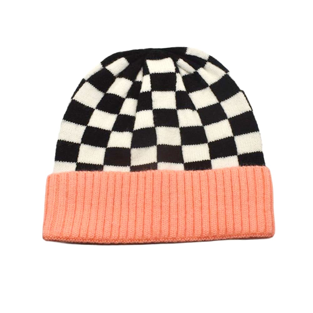 FS Plaid Cotton Beanie