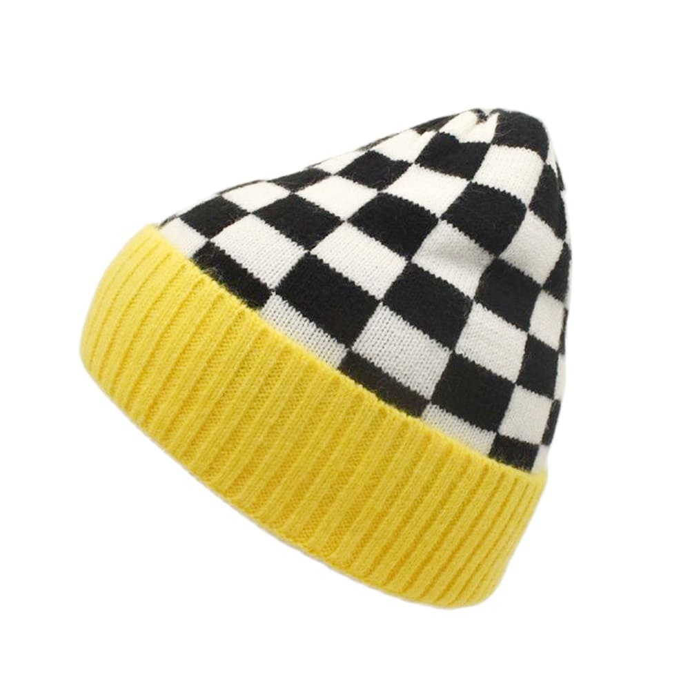 FS Plaid Cotton Beanie