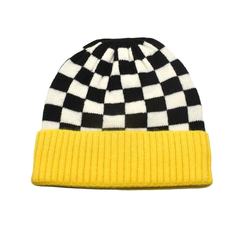 FS Plaid Cotton Beanie