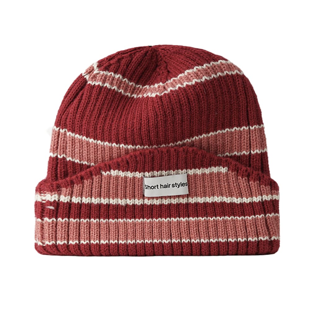 FS Striped Cotton Beanie