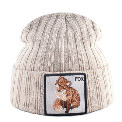 Fox Knitted Beanie