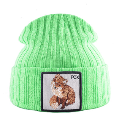 Fox Knitted Beanie