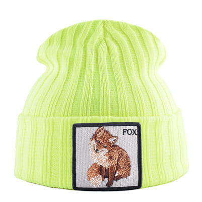 Fox Knitted Beanie