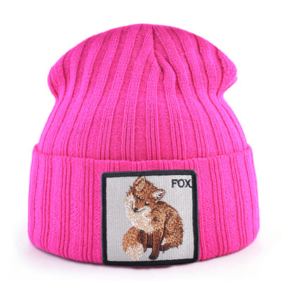 Fox Knitted Beanie