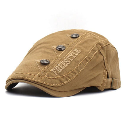 Freestyle Buttons Flat Cap