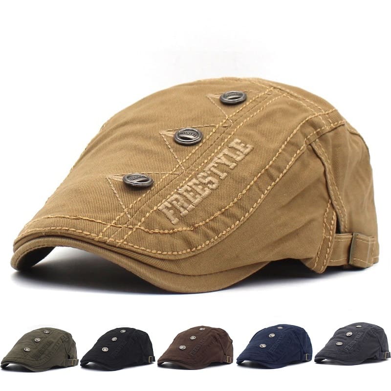 Freestyle Buttons Flat Cap