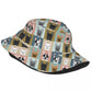 painting-dogs-fisherman-cap-plaid