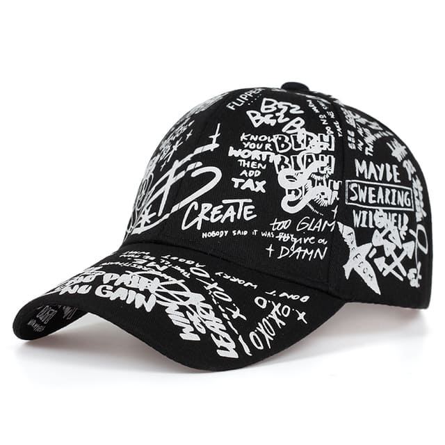 GLTR Graffiti Cotton Baseball Cap