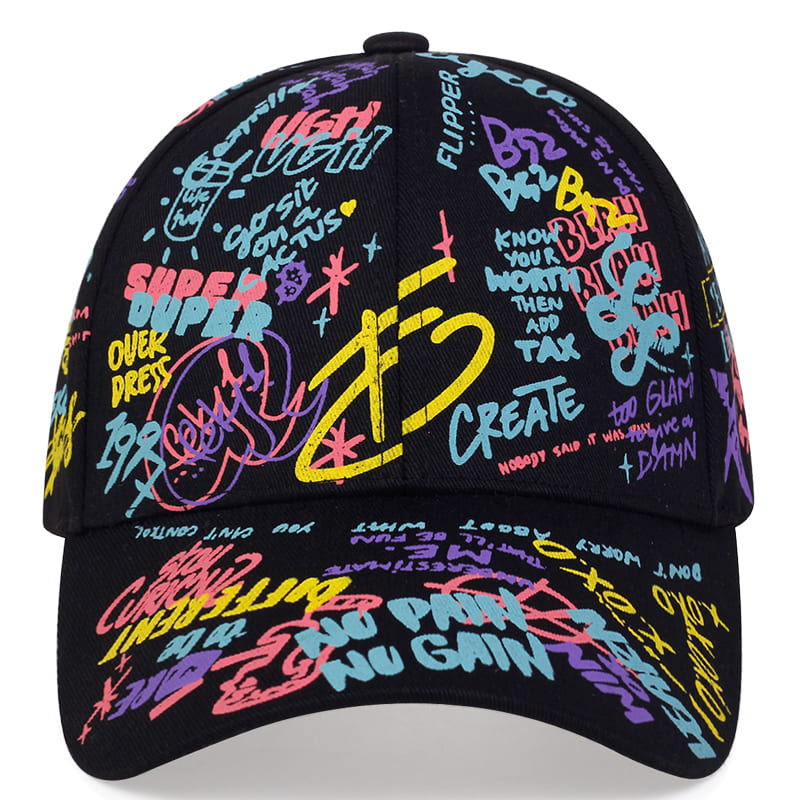 GLTR Graffiti Cotton Baseball Cap