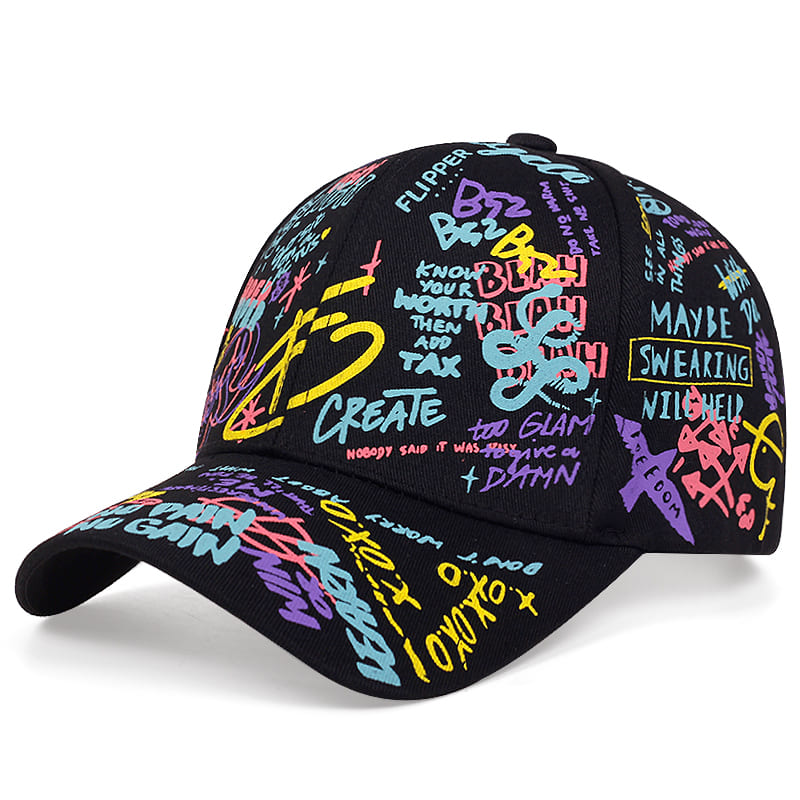 GLTR Graffiti Cotton Baseball Cap