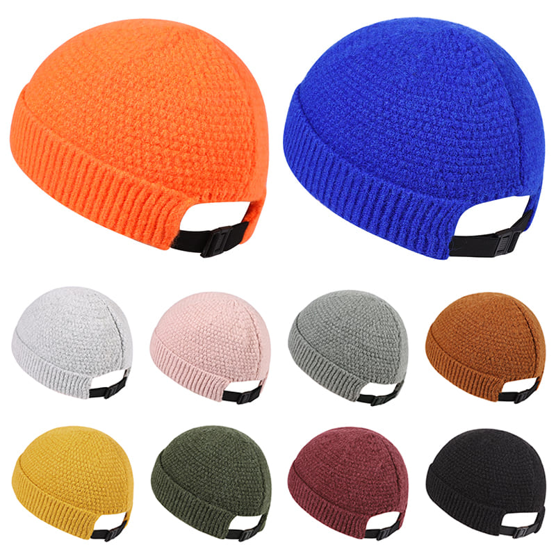 GLTR Plain Docker Beanie Cap