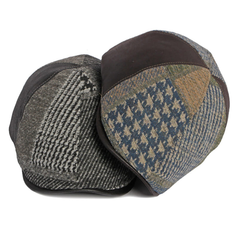 cotton-herringbone-medley-jumble-adjustable-ivy-gatsby-cabbie-paddy-hat