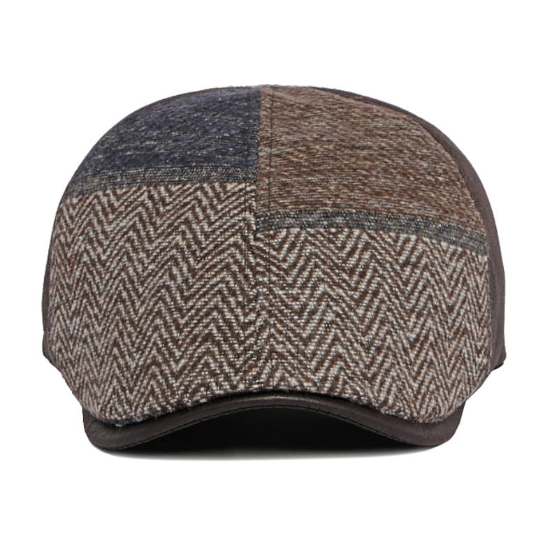 cotton-herringbone-medley-jumble-adjustable-ivy-gatsby-cabbie-paddy-hat