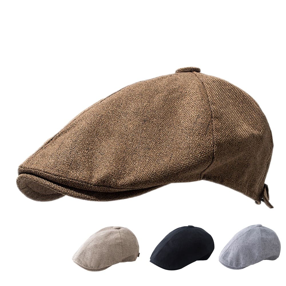 6-Panels-Cotton-Flat-Cap-Ghelter