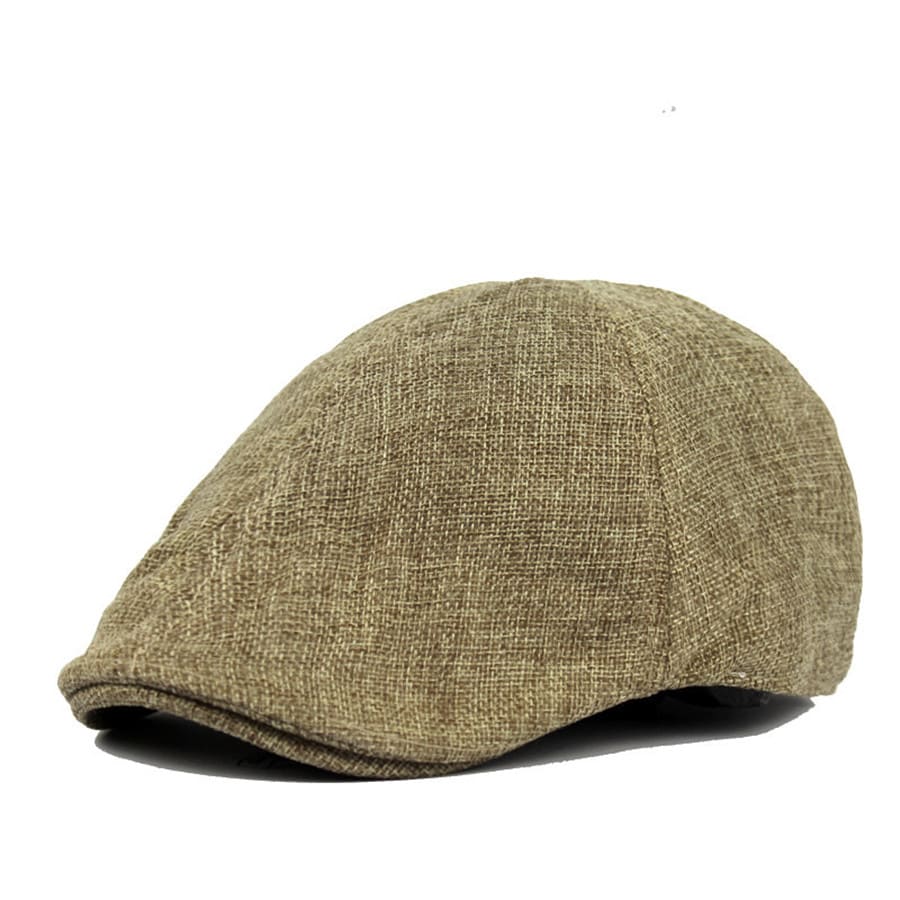 Gatsby Plain Cotton Flat Cap