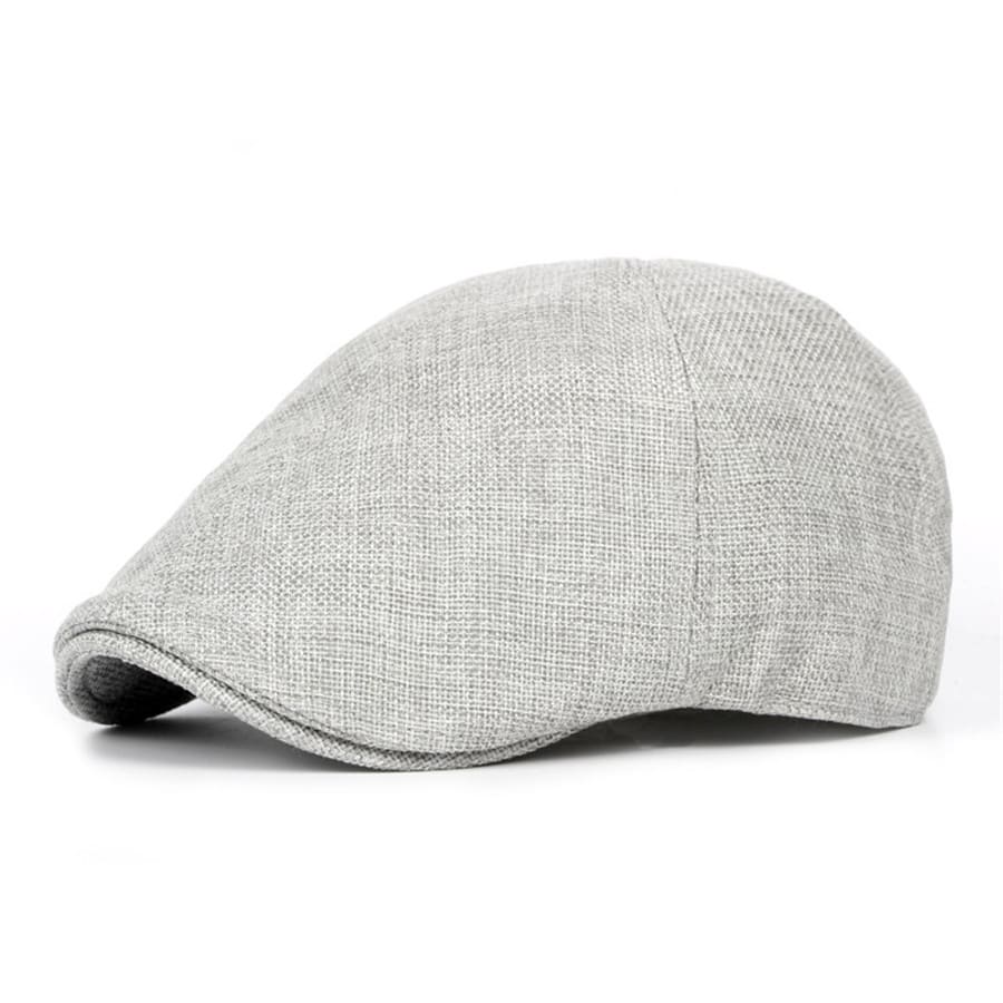 Gatsby Plain Cotton Flat Cap