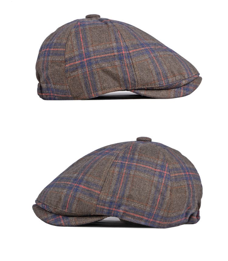 Gatsby Tartan 6-Panels Cap