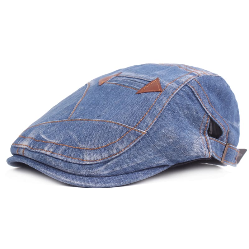 Georgetown Denim Flat Cap