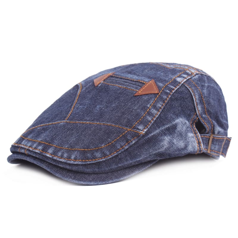 Georgetown Denim Flat Cap