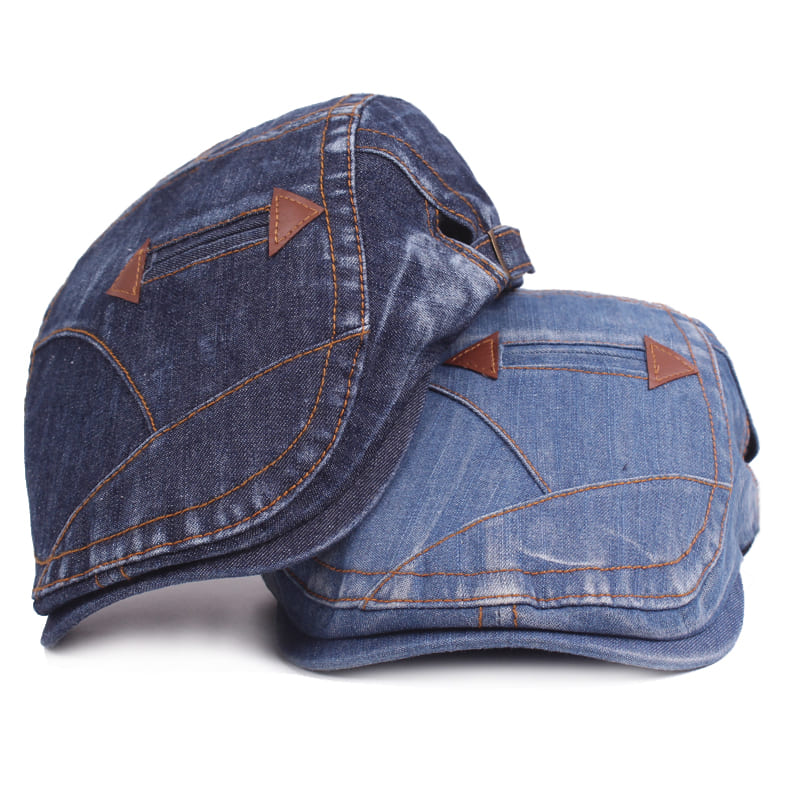 Georgetown Denim Flat Cap