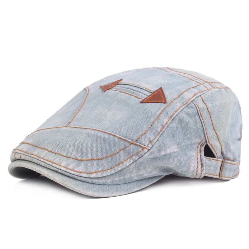 Georgetown Denim Flat Cap