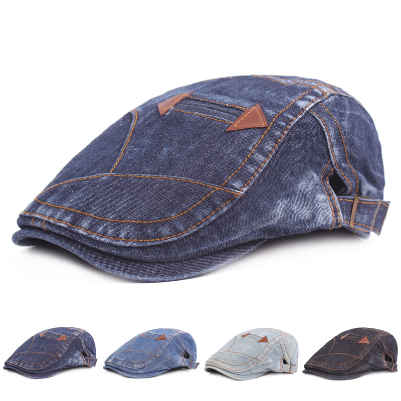 Georgetown Denim Flat Cap