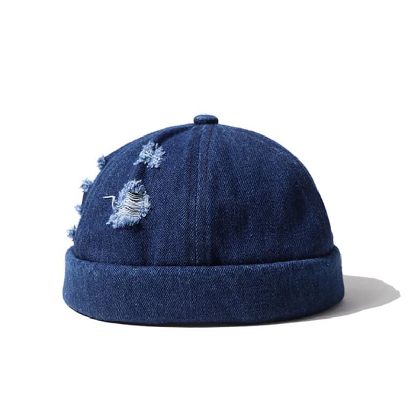 Ghelter Ripped Denim Docker Cap