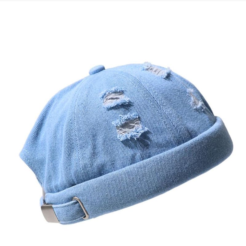 Ghelter Ripped Denim Docker Cap