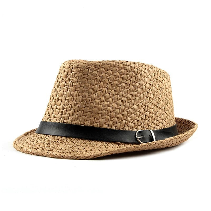 Ghelter Summer Straw Trilby Hat