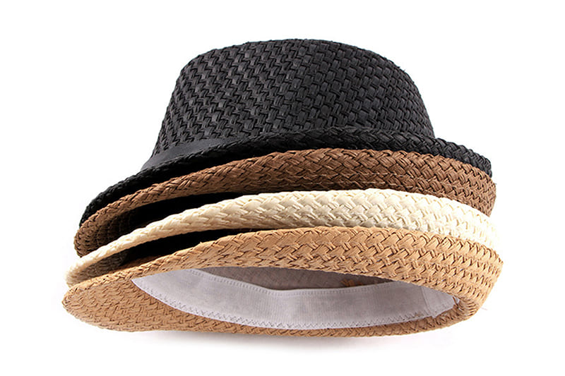 Ghelter Summer Straw Trilby Hat