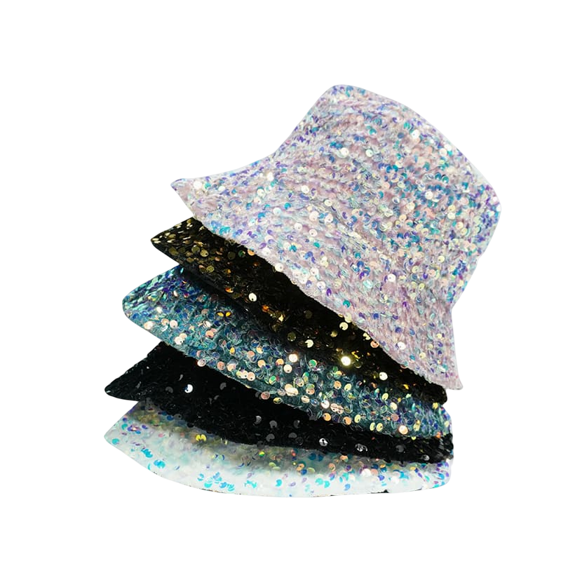 Glitter Sequins Bucket Hat