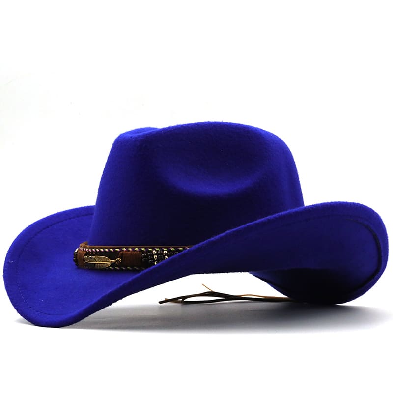 Golden Feather Wool Cowboy Hat