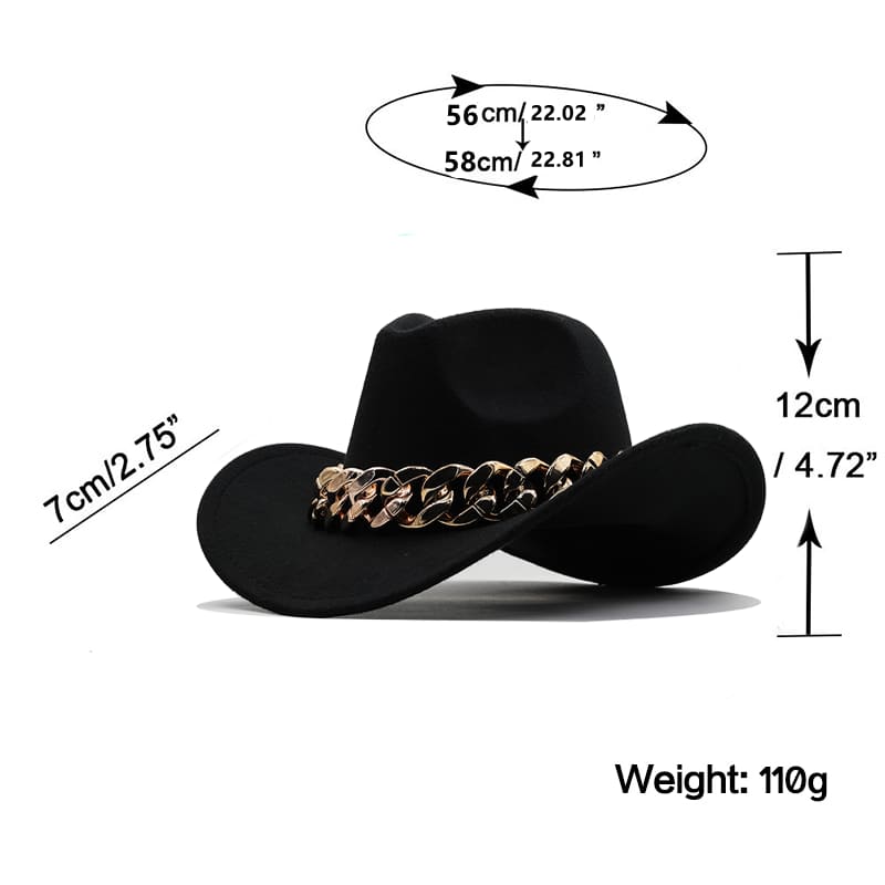 adjustable-western-chained-plain-fleece