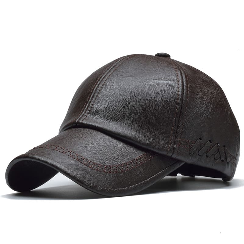 Hartley Leather Baseball Cap