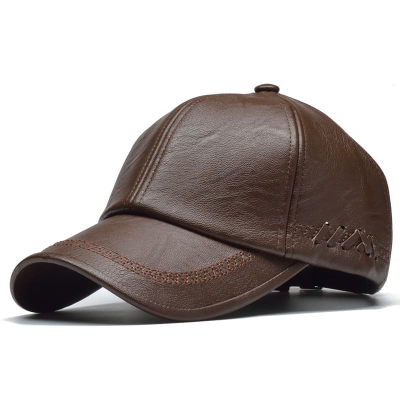 Hartley Leather Baseball Cap