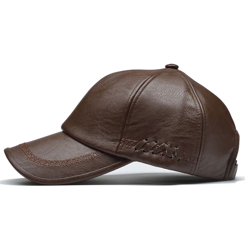 Hartley Leather Baseball Cap