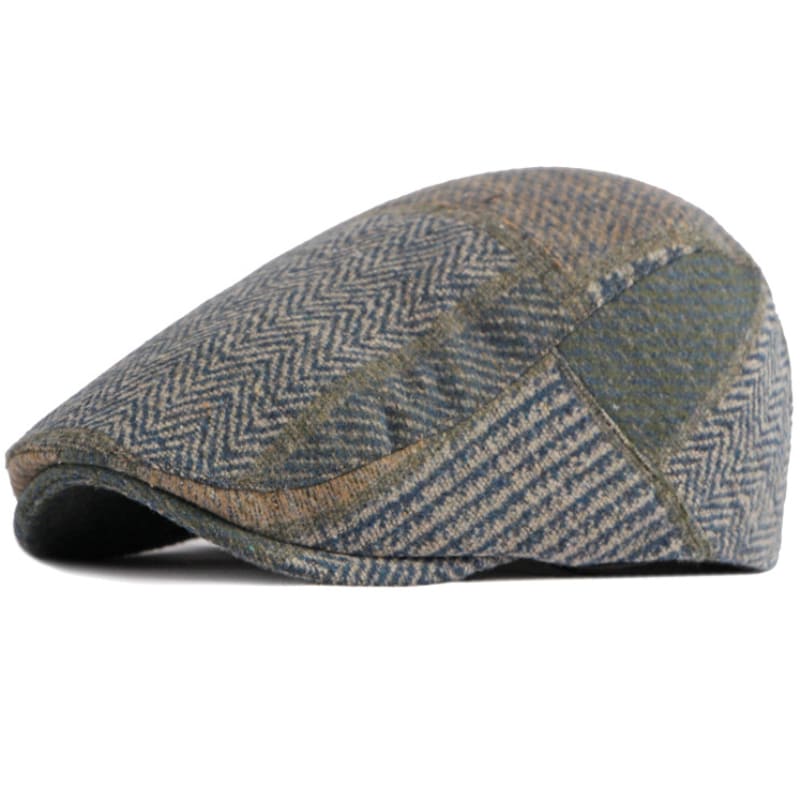 Horby Patchwork Flat Cap