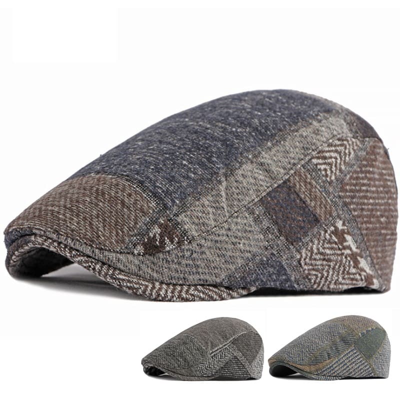 Horby Patchwork Flat Cap