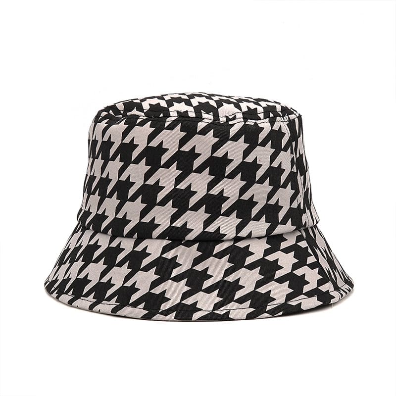 Houndstooth Bucket Hat