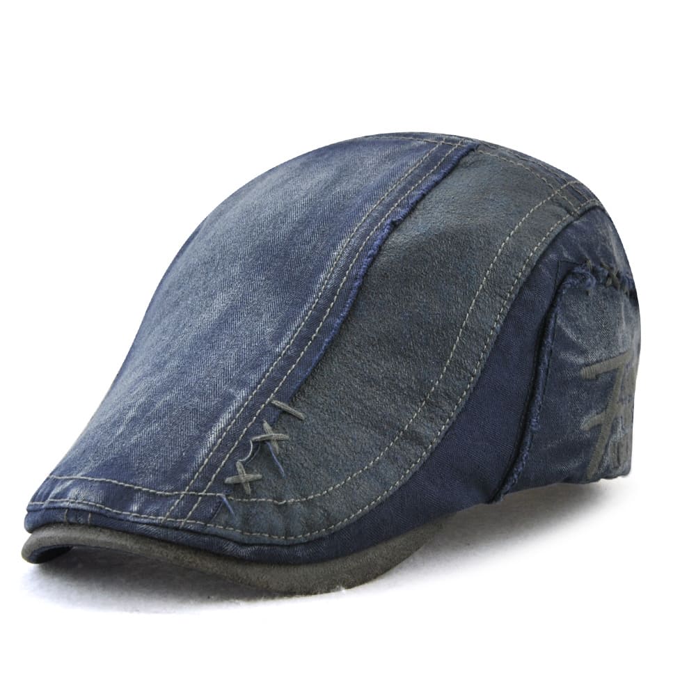 Jamont Denim Duckbill Flat Cap