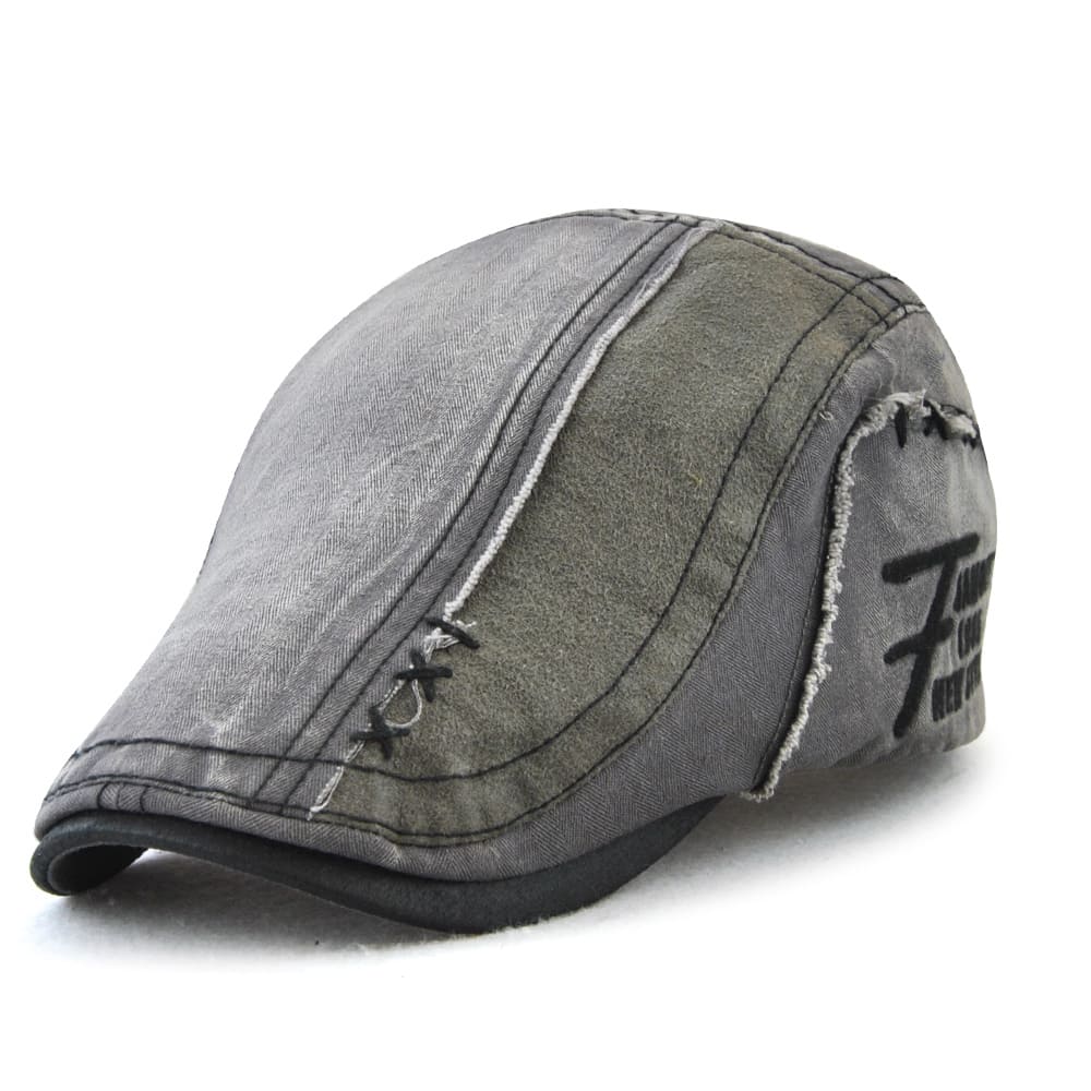 Jamont Denim Duckbill Flat Cap