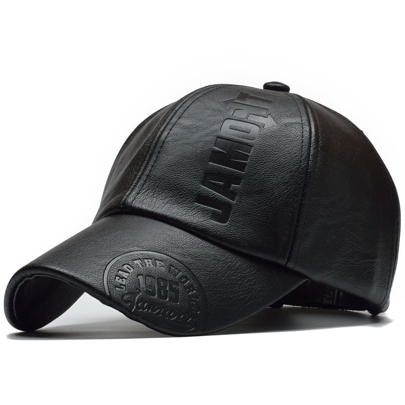 Jamont Leather Baseball Cap